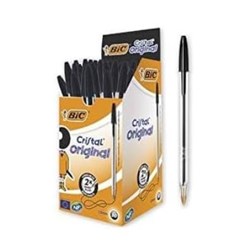 Bic Cristal Xtra Life Pen Medium Black Pack of 100